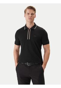 BOSS Polo 50555698 Czarny Regular Fit. Typ kołnierza: polo. Kolor: czarny. Materiał: bawełna #1