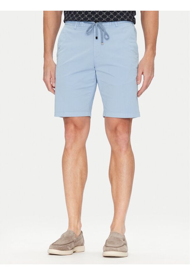 JOOP! Szorty materiałowe 17 JT-80Capri-D 30045912 Niebieski Slim Fit. Kolor: niebieski. Materiał: bawełna