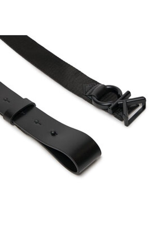 Calvin Klein Pasek Męski Ck Metal Minimal Webbing 30Mm K50K511566 Czarny. Kolor: czarny. Materiał: materiał