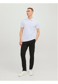 Jack & Jones Polo Paulos 12136668 Biały Slim Fit. Typ kołnierza: polo. Kolor: biały. Materiał: bawełna #2