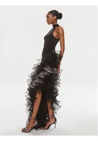 ROTATE Sukienka wieczorowa 112202100 Czarny Slim Fit. Kolor: czarny. Materiał: syntetyk. Styl: wizytowy #4