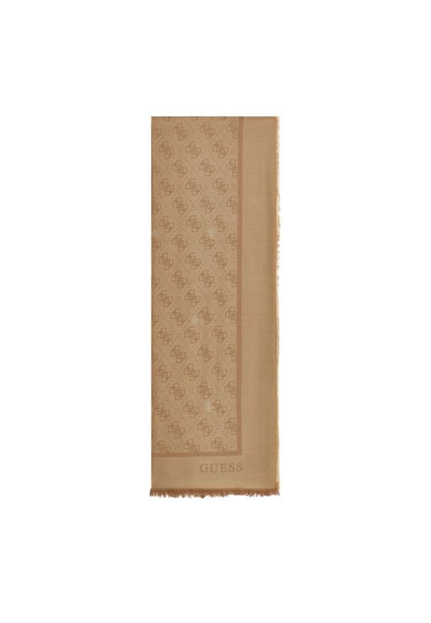 Guess Szal AW5529 VIS03 Beżowy. Kolor: beżowy. Materiał: wiskoza