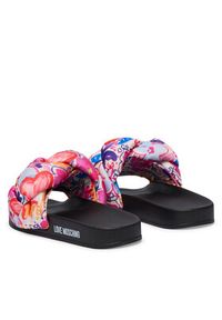 Love Moschino - LOVE MOSCHINO Klapki JA28312G0OIW465A Kolorowy. Materiał: materiał. Wzór: kolorowy #5