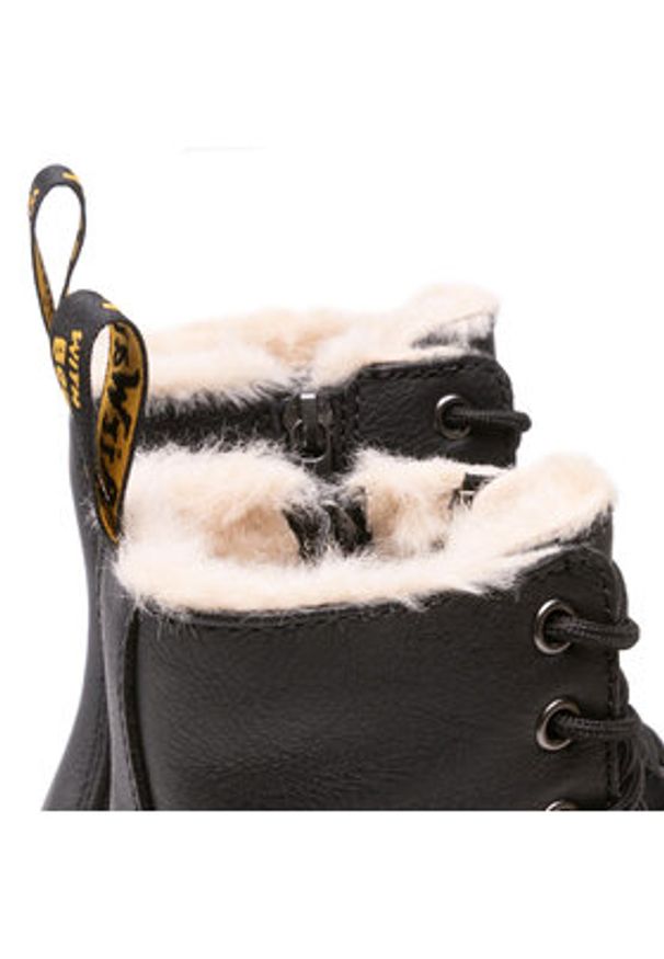 Dr. Martens Glany Jadon Fl 25637001 Czarny. Kolor: czarny. Materiał: skóra