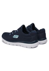 skechers - Skechers Sneakersy Quick Lapse 12985/NVLB Granatowy. Kolor: niebieski. Materiał: materiał #3