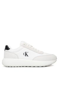 Sneakersy Calvin Klein Jeans. Kolor: biały