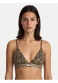 TOMMY HILFIGER - Tommy Hilfiger Biustonosz braletka UW0UW06580 Beżowy. Kolor: beżowy. Materiał: bawełna #1