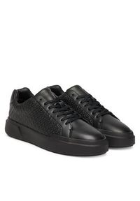 Calvin Klein Sneakersy Chunky Cupsole Laceup Lth Aop YM0YM01383 Czarny. Kolor: czarny. Materiał: skóra #5