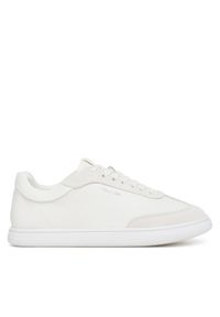 Calvin Klein Sneakersy Cupsole Lace Up - Lth Sue Mix HW0HW02435 Biały. Kolor: biały. Materiał: skóra