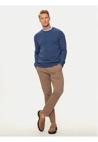 United Colors of Benetton - United Colors Of Benetton Sweter 103MK1N24 Niebieski Regular Fit. Kolor: niebieski. Materiał: wełna #4