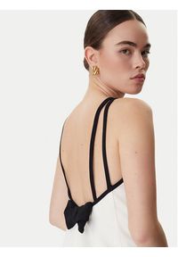 Marella Sukienka koktajlowa Sapore 2613221113 Écru Regular Fit. Materiał: syntetyk. Styl: wizytowy #3