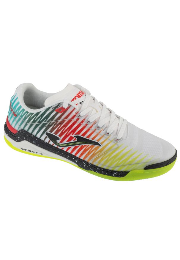 Joma - Buty halowe do piłki nożnej męskie, Invicto 25 INVW IN. Kolor: biały. Sport: piłka nożna