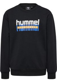 Bluza dziecięca sportowa dresowa Hummel hml Tukas Sweatshirt. Kolor: czarny. Materiał: dresówka