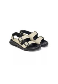 Buty do chodzenia męskie Birkenstock Mogami Apex Eucalyptus. Zapięcie: klamry. Kolor: beżowy. Materiał: materiał, syntetyk, tkanina. Szerokość cholewki: normalna. Sport: turystyka piesza