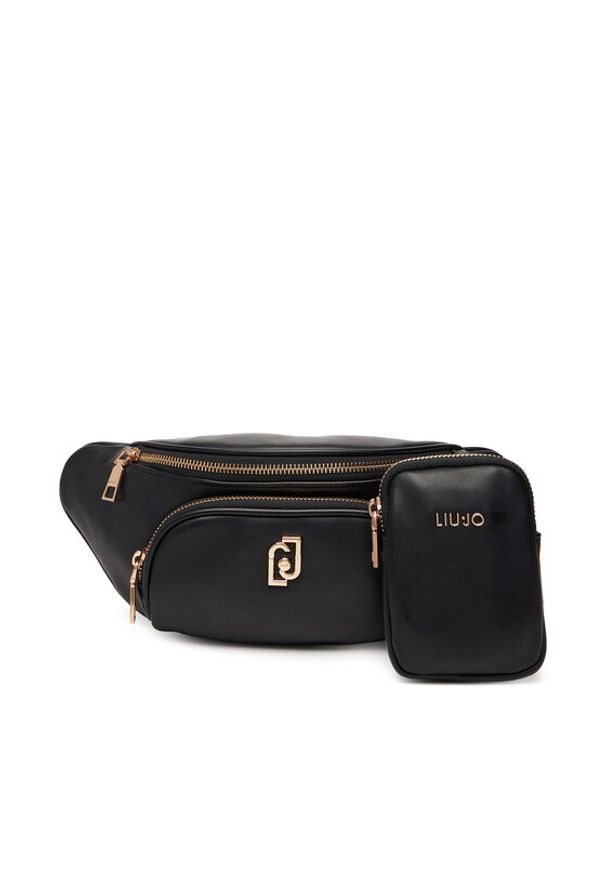 Liu Jo Saszetka nerka M Bumbag AF5178 E0077 Czarny. Kolor: czarny. Materiał: skóra