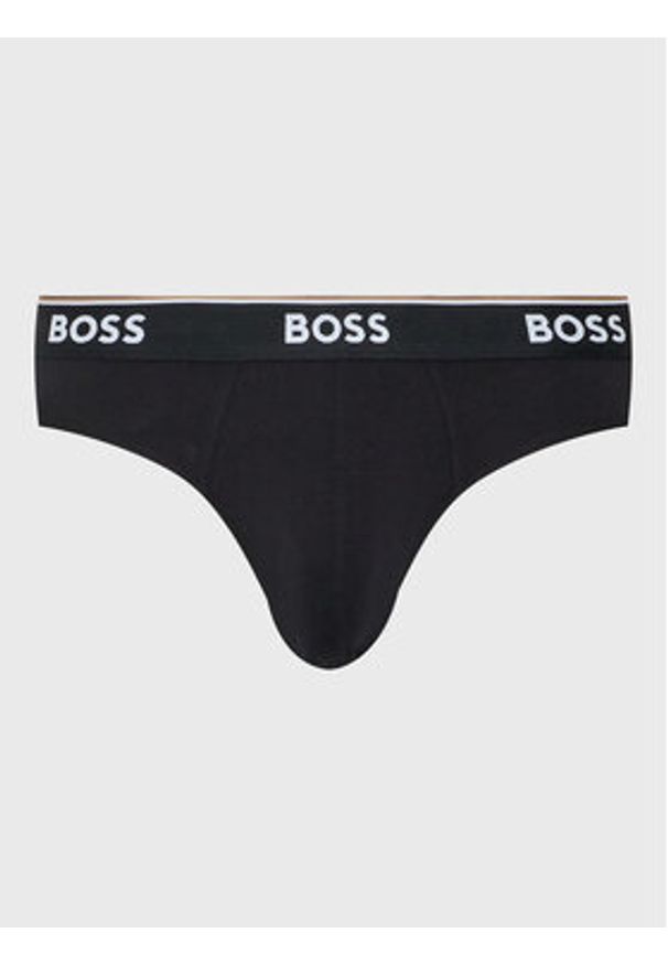 BOSS - Boss Komplet 3 par slipów Power 50475273 Kolorowy. Materiał: bawełna. Wzór: kolorowy