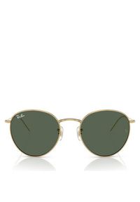 Ray-Ban Okulary przeciwsłoneczne Round Reverse 0RBR0103S 001/VR55 Złoty. Kolor: złoty #4