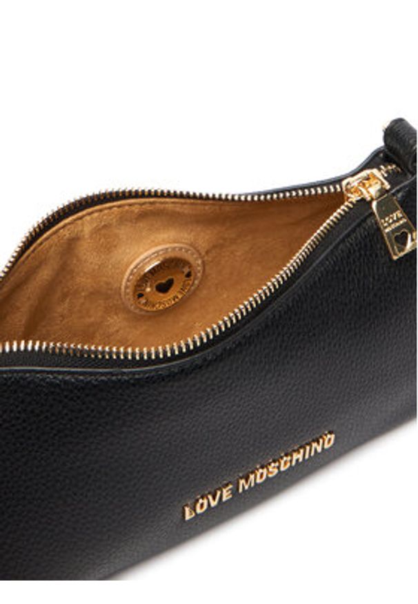 Love Moschino - LOVE MOSCHINO Torebka JC4007PP1OLB0000 Czarny. Kolor: czarny. Materiał: skórzane