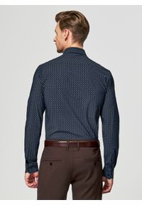 Pako Lorente - PAKO LORENTE – Koszula męska we wzór geometryczny. Materiał: elastan, nylon. Długość rękawa: długi rękaw. Długość: długie. Wzór: geometria. Sezon: wiosna #7