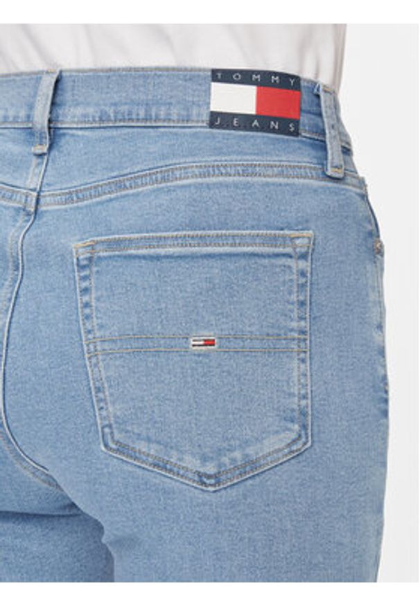 Tommy Jeans Jeansy Sylvia DW0DW17110 Niebieski Skinny Fit. Kolor: niebieski