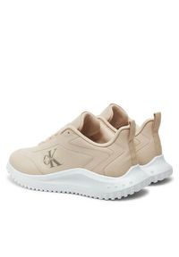 Calvin Klein Jeans Sneakersy YW0YW01442 Beżowy. Kolor: beżowy. Materiał: materiał #6