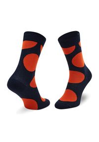 Happy-Socks - Happy Socks Skarpety Wysokie Męskie JUB01-6501 Granatowy. Kolor: niebieski. Materiał: materiał #2