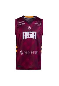 Craft - Koszulka domowa Alliance Sport Alsace 2024/25. Kolor: czerwony, wielokolorowy, brązowy. Sport: koszykówka