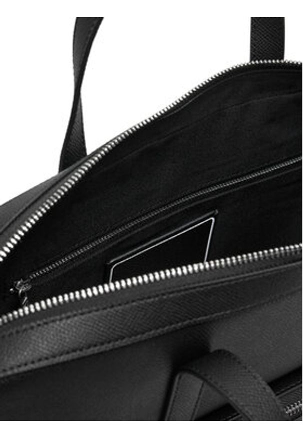 Karl Lagerfeld - KARL LAGERFELD Torba na laptopa A1M30098 Czarny. Kolor: czarny. Materiał: skóra