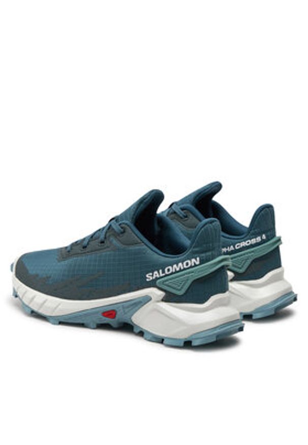salomon - Salomon Buty do biegania Alphacross 4 L47116700 Niebieski. Kolor: niebieski. Materiał: materiał
