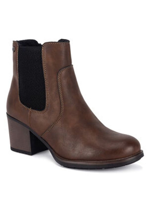 Clara Barson Botki CEO-WS15221-02 Brązowy. Kolor: brązowy. Materiał: syntetyk, materiał