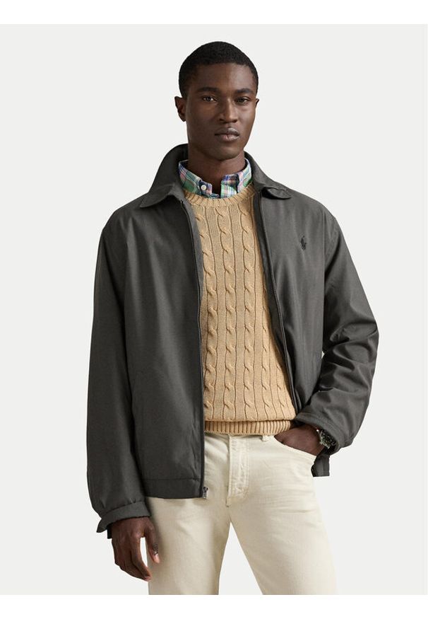 Polo Ralph Lauren Kurtka przejściowa 710940744004 Szary Regular Fit. Typ kołnierza: polo. Kolor: szary. Materiał: syntetyk