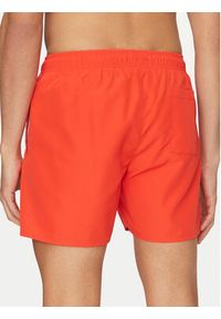 Calvin Klein Swimwear Szorty kąpielowe KM0KM01101 Czerwony Regular Fit. Kolor: czerwony. Materiał: syntetyk #4