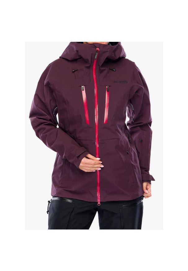columbia - Kurtka trekkingowa damska Columbia Platinum Peak II 3L Shell. Kolor: fioletowy. Sezon: zima. Sport: narciarstwo