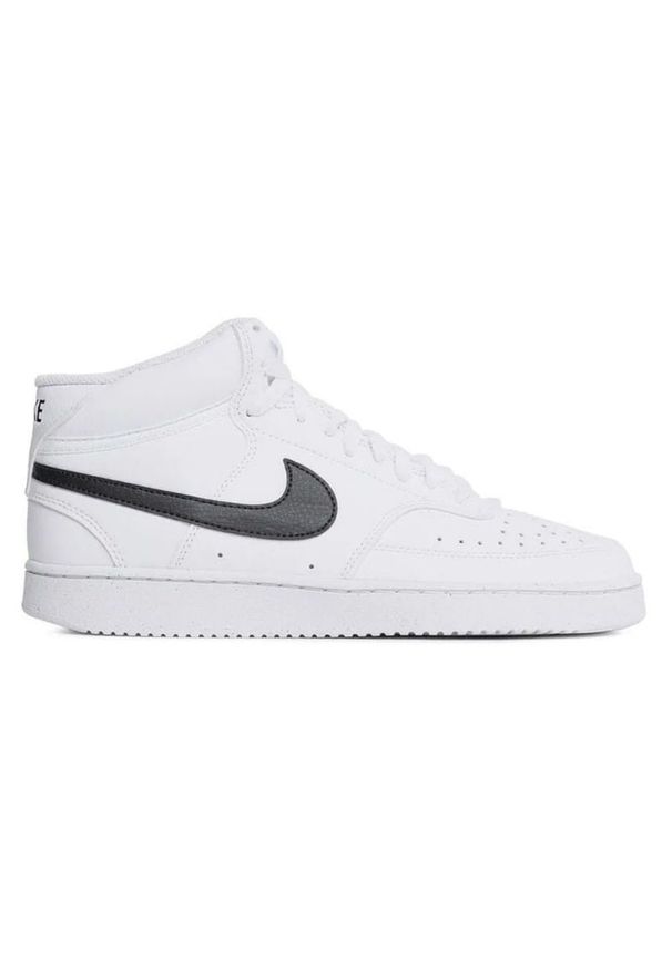 Buty Nike Court Vision Mid Nn M DN3577-101 białe. Kolor: biały. Materiał: materiał, syntetyk, skóra. Szerokość cholewki: normalna. Model: Nike Court