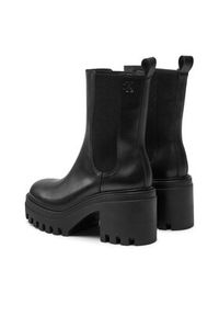 Calvin Klein Jeans Botki Chunky YW0YW01547 Czarny. Kolor: czarny. Materiał: skóra #5