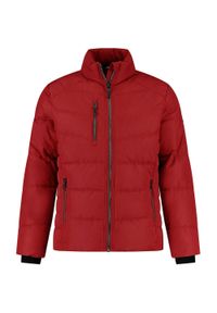 Jack Wolfskin - Wodoodporna kurtka zimowa Kjelvik Igor dla mężczyzn. Kolor: czerwony. Sezon: zima. Sport: turystyka piesza