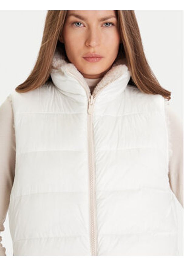 Save The Duck Bezrękawnik D82512W BUBU21 Beżowy Regular Fit. Kolor: beżowy. Materiał: syntetyk. Długość rękawa: bez rękawów