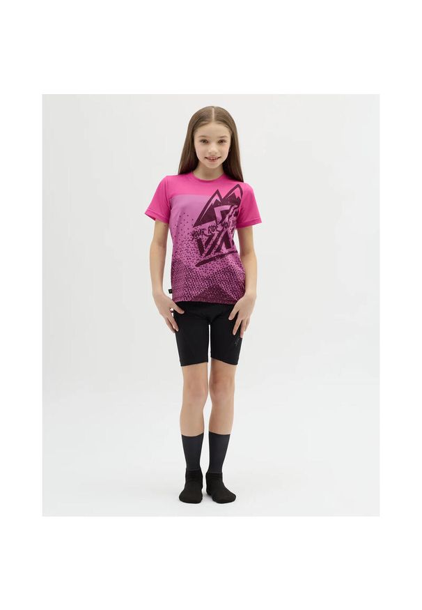 Koszulka dla dzieci Silvini Denni. Kolor: różowy. Sport: kolarstwo