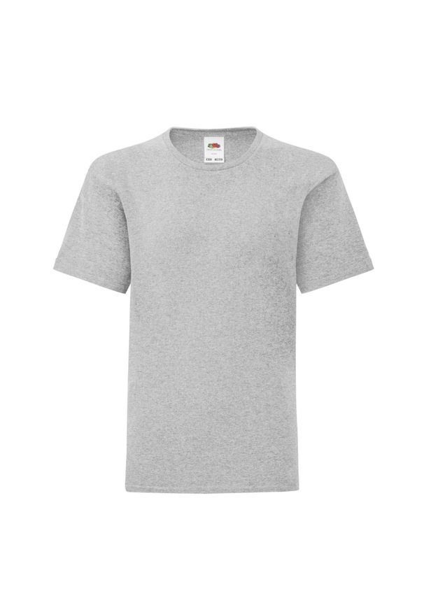 FRUIT OF THE LOOM - Koszulka Dziecięca Iconic Heather. Kolor: szary