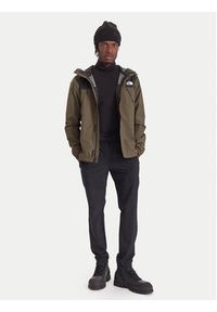 The North Face Kurtka przejściowa Antora NF0A7QEY Khaki Regular Fit. Kolor: brązowy. Materiał: syntetyk