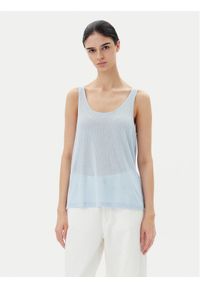 only - ONLY Top Frida 15194667 Błękitny Regular Fit. Kolor: niebieski. Materiał: syntetyk