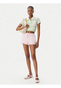 Juicy Couture Polo Juicy Puff JCGCT126015 Zielony Slim Fit. Typ kołnierza: polo. Kolor: zielony. Materiał: bawełna #2