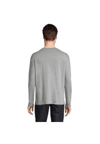 SOL'S - Koszulka Z Długim Rękawem Pioneer Melange Unisex Dla Dorosłych. Kolor: szary. Długość rękawa: długi rękaw. Długość: długie