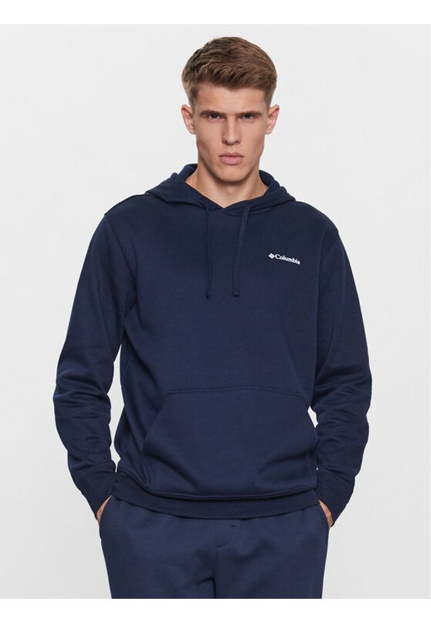 columbia - Columbia Bluza Trek™ Hoodie Niebieski Regular Fit. Kolor: niebieski. Materiał: syntetyk, bawełna