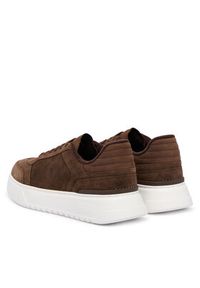 Polo Ralph Lauren Sneakersy 809974099002 Brązowy. Kolor: brązowy. Materiał: zamsz, skóra #5