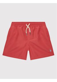 Polo Ralph Lauren Szorty kąpielowe 321785582023 Czerwony Regular Fit. Kolor: czerwony. Materiał: syntetyk #1