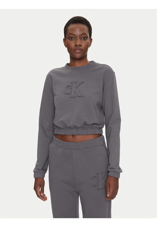 Calvin Klein Jeans Bluza J20J225363 Szary Regular Fit. Kolor: szary. Materiał: bawełna