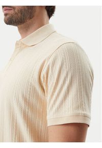 Selected Homme Polo 16094575 Beżowy Regular Fit. Typ kołnierza: polo. Kolor: beżowy. Materiał: bawełna