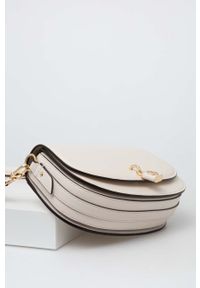 MICHAEL Michael Kors torebka skórzana kolor beżowy. Kolor: beżowy. Materiał: skórzane #6
