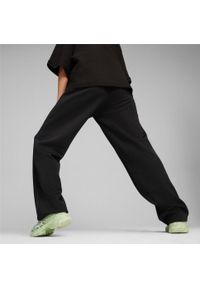 Spodnie Puma T7 High Waist Pant, Kobiety. Stan: podwyższony. Kolor: czarny. Materiał: poliester, materiał